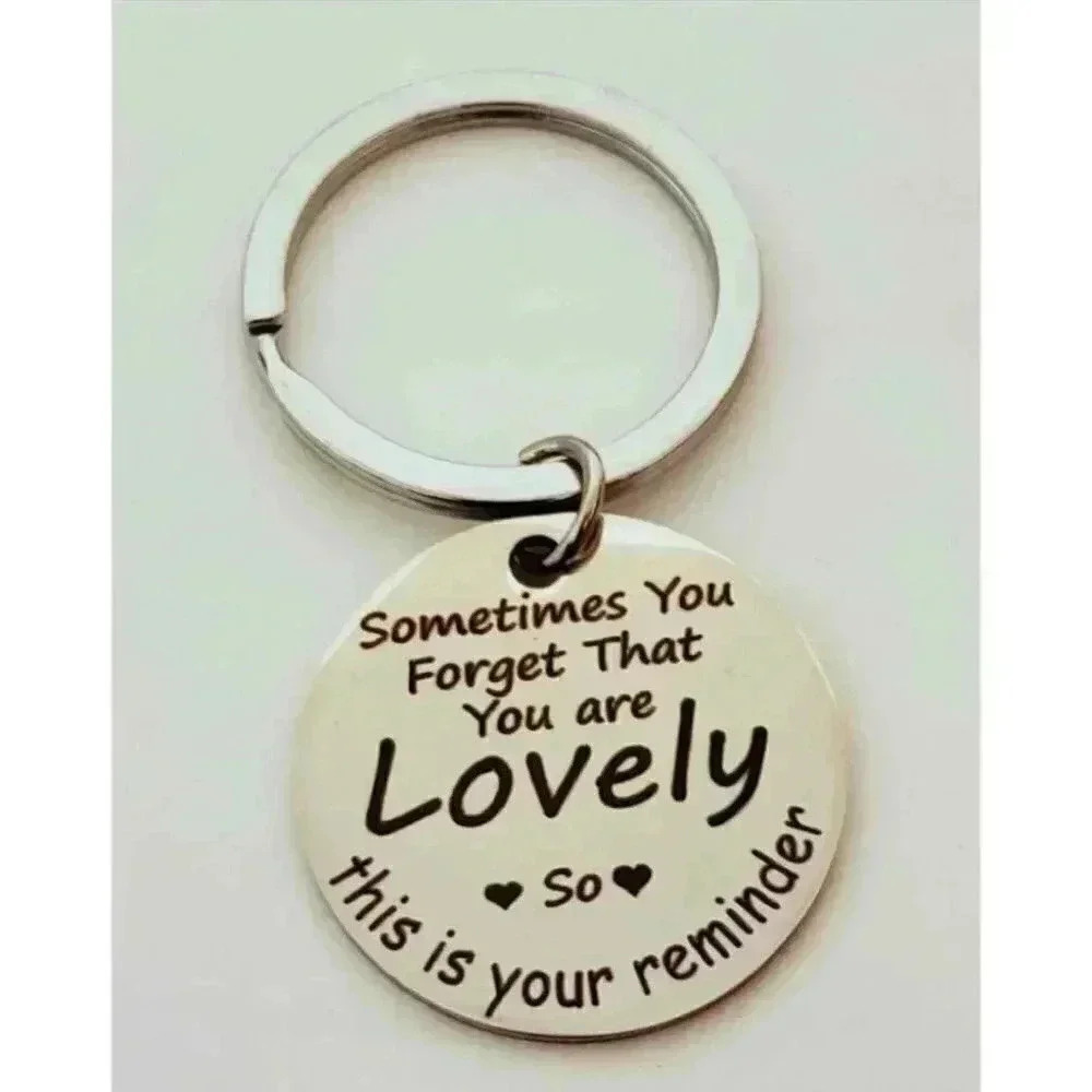 You're Lovely Stainless Steel Keychain